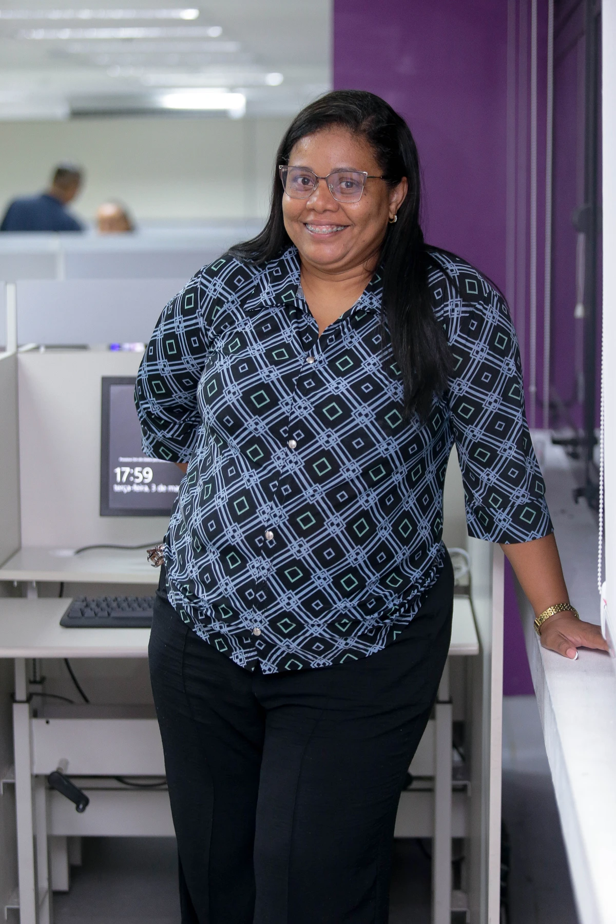 Cintia Cruz, supervisora de atendimento na Konecta Salvador por Arisson Marinho