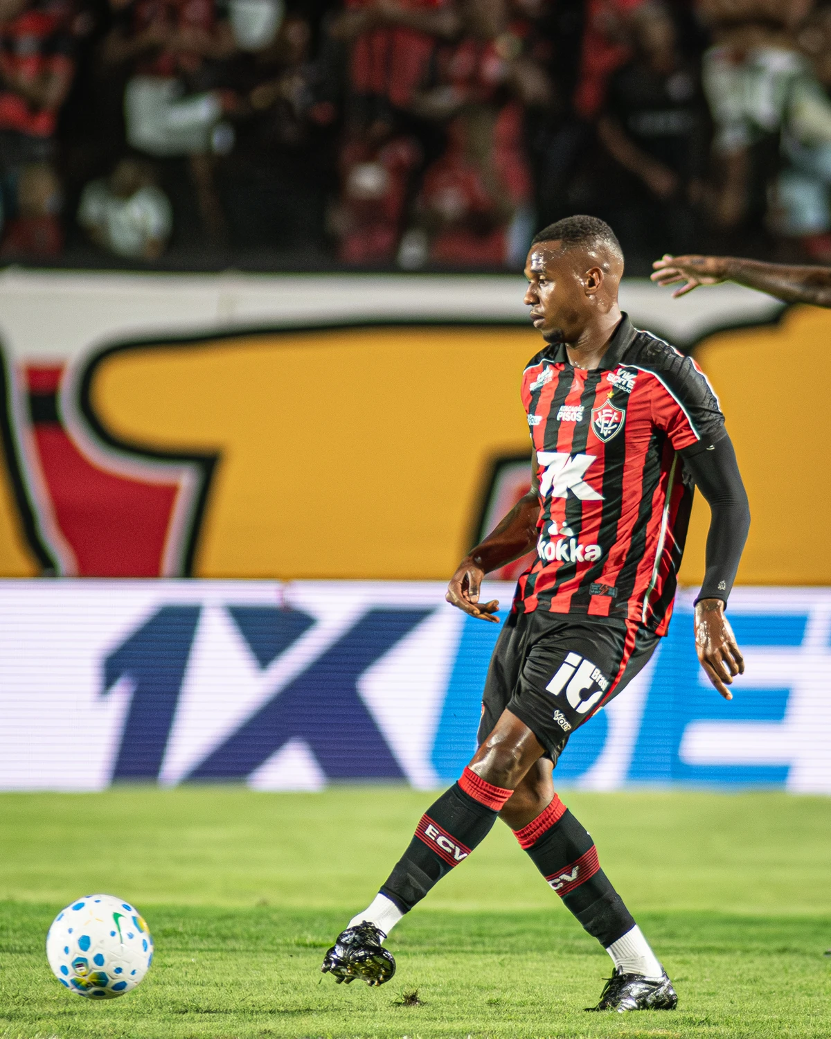 Dudu em ação pelo Vitória por Victor Ferreira/ECV