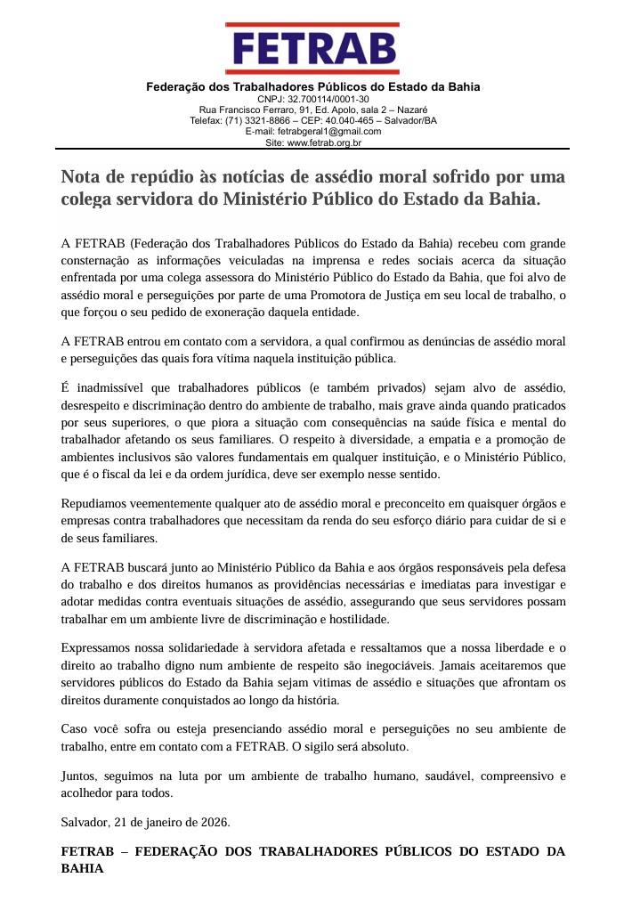 Ex-assessora acusa promotora do MPBA de ordenar uso de assinatura eletrônica em seu lugar por Reprodução 
