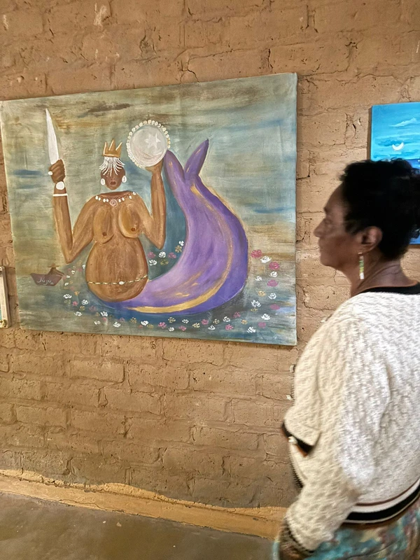 Exposição de arte afro-indígena celebra o feminino na Chapada Diamantina por Divulgação