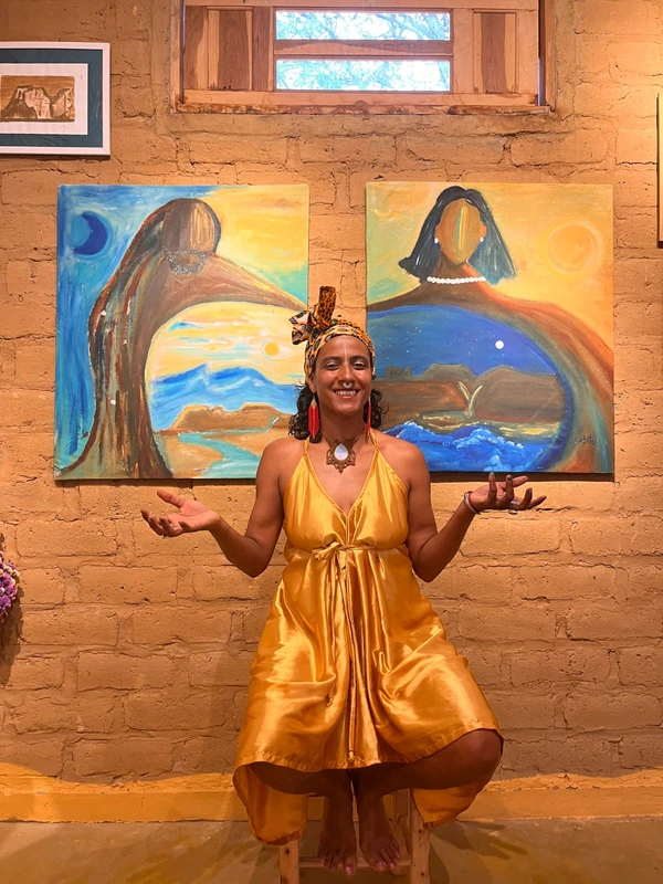 Exposição de arte afro-indígena celebra o feminino na Chapada Diamantina por Divulgação