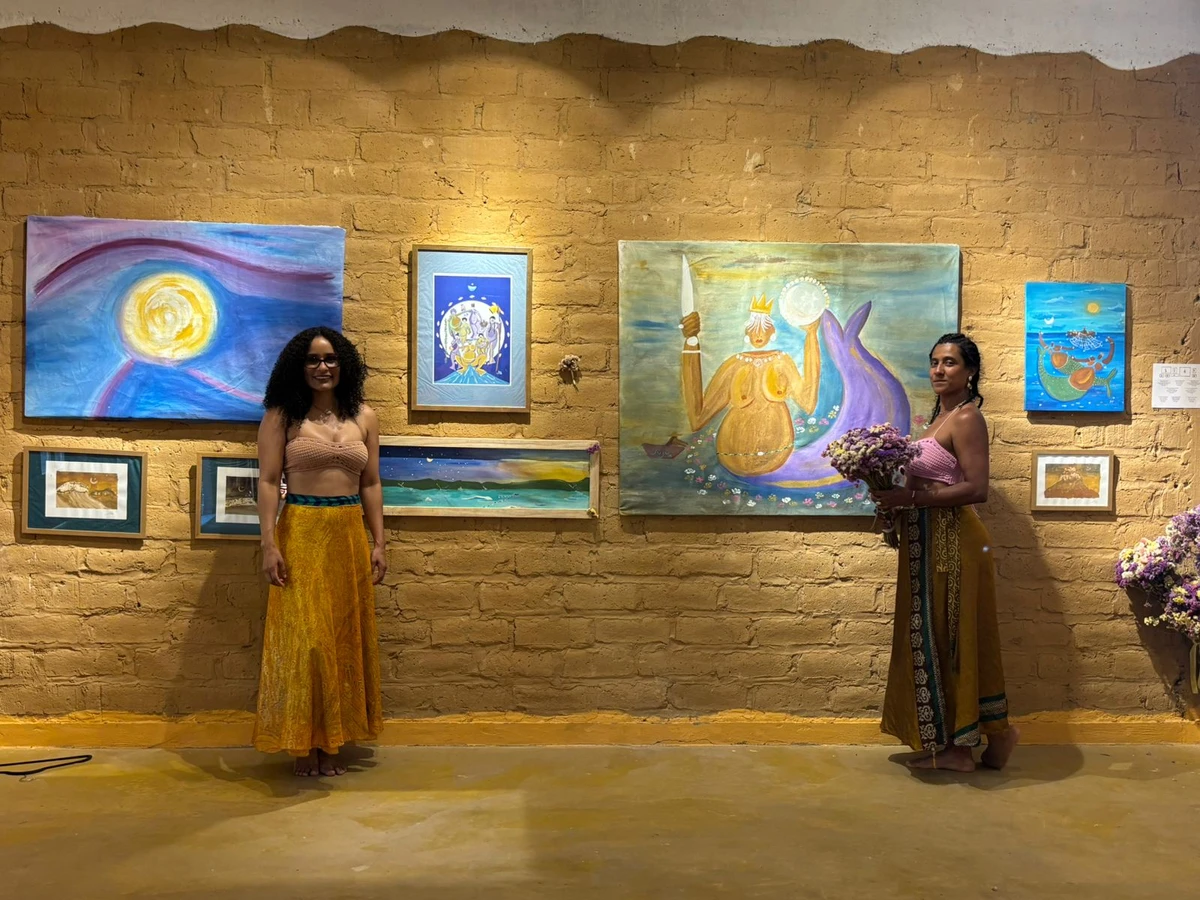 Exposição de arte afro-indígena celebra o feminino na Chapada Diamantina por Divulgação