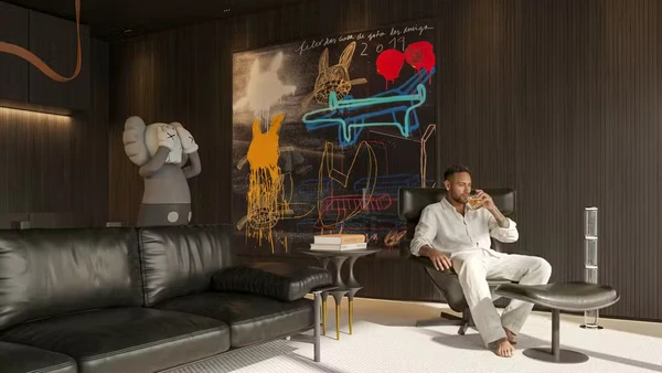 Mansão de Neymar por Reprodução