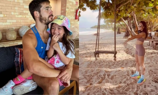 Sabrina Sato, Nicolas Prattes e a filha, Zoe por Reprodução/Redes Sociais 