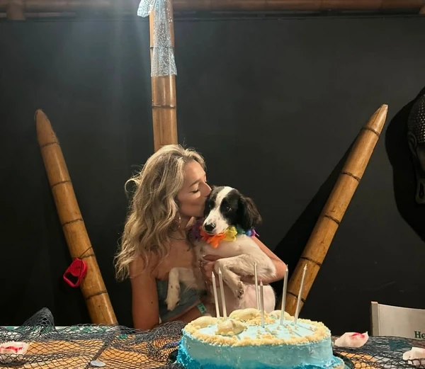 Samira Sagr com Lindolfo por Reprodução/ Instagram