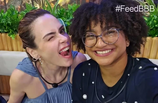 Ana Paula Renault e Milena no BBB 26 por Reprodução/TV Globo