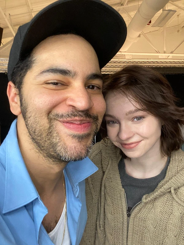 Jorge Dorsinville com Emma Myers para Glass Magazine por Reprodução