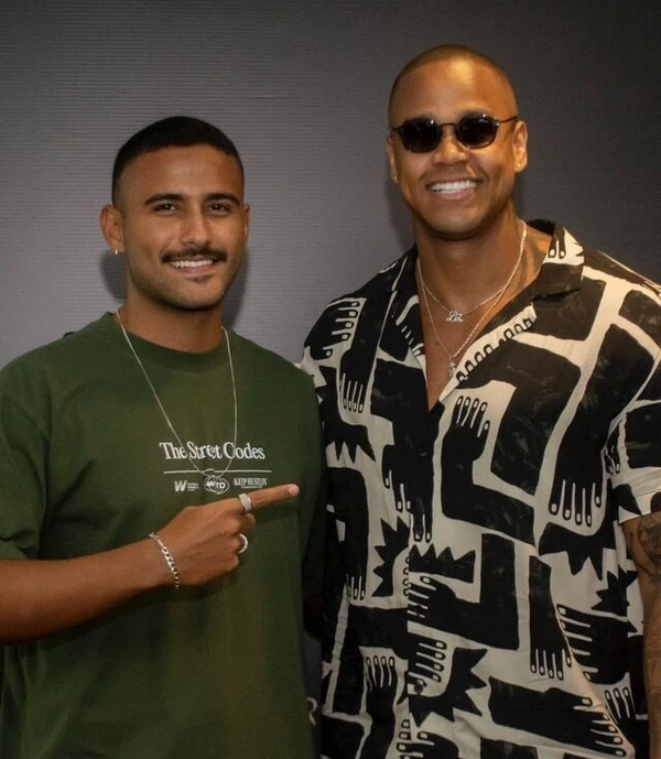 Lucas Pizane, do 'BBB 24' e Léo Santana por Reprodução/Redes Sociais 