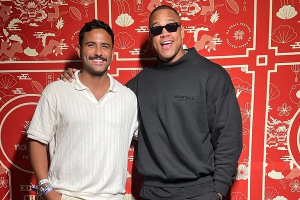 Lucas Pizane, do 'BBB 24' e Léo Santana por Reprodução/Redes Sociais 