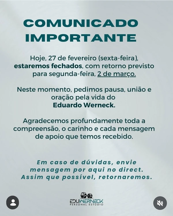 Personal trainer morre após ficar com 90% do corpo queimado em explosão de apartamento por Reprodução