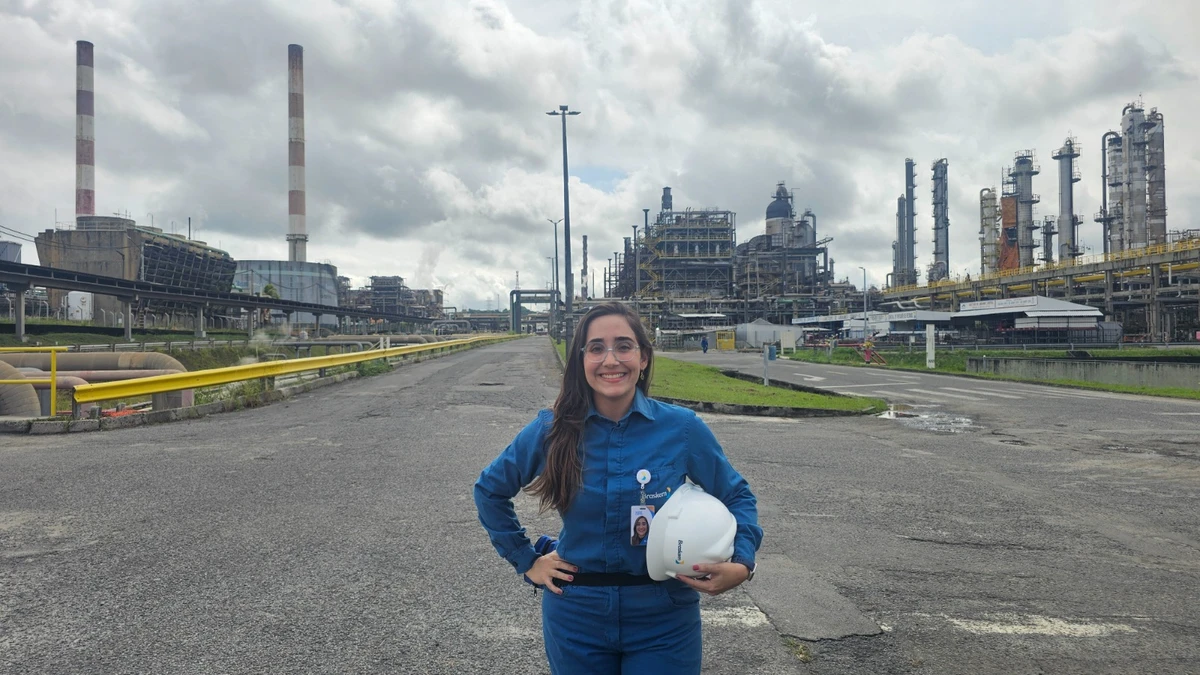 Iasmim de Souza Cortes foi contratada há cinco meses como engenheira de instrumentação da Braskem por Divulgação