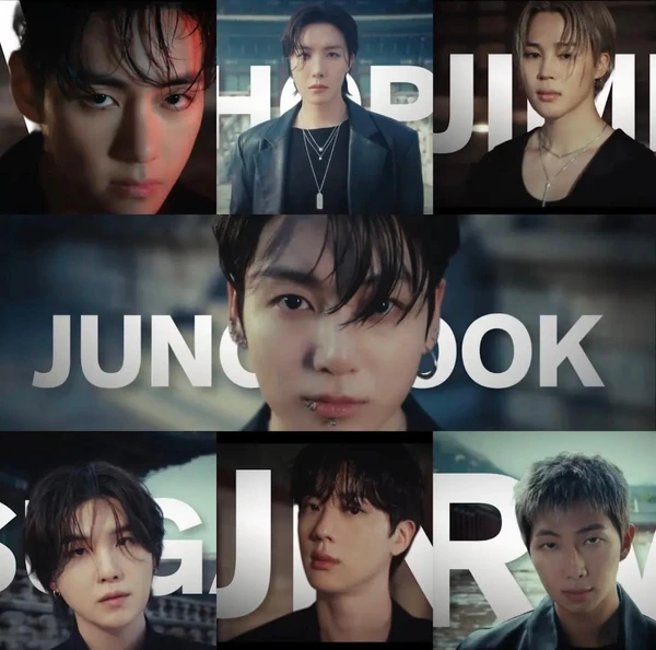 Membros do BTS por Reprodução