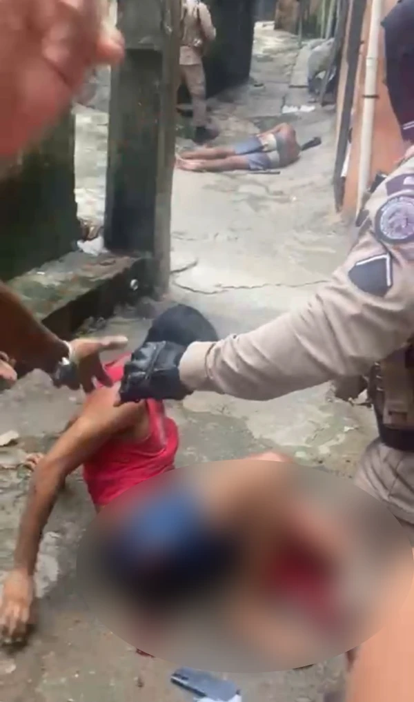 Dois homens foram baleados durante confronto com a PM em Macaúbas por Reprodução/ Redes sociais