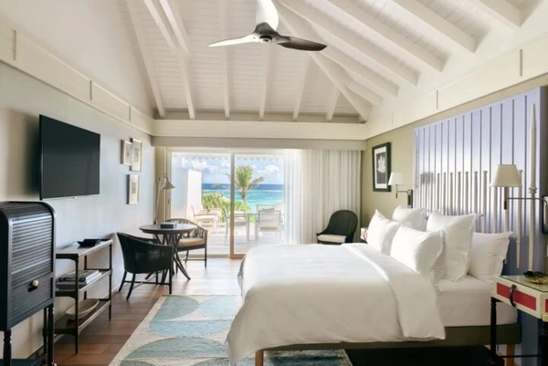 Leo Santana e Lore Improta estão hospedados no Rosewood Le Guanahani St. Barth. por Divulgação 