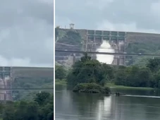 Imagem - Comportas da Usina de Pedra do Cavalo são abertas após chuvas intensas no Recôncavo