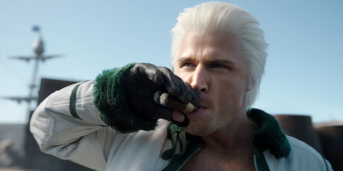 Capitão Smoker (Callum Kerr) na série de One Piece por Divulgação/Netflix