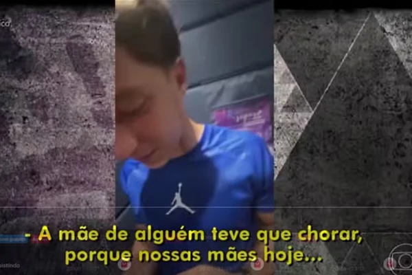 Homens aparecem rindo do crime em vídeo por Reprodução / Fantástico 