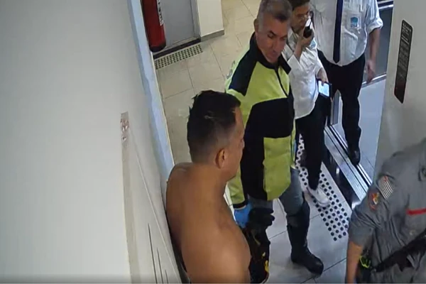 Imagens mostram movimentação no corredor após morte de Gisele por Reprodução