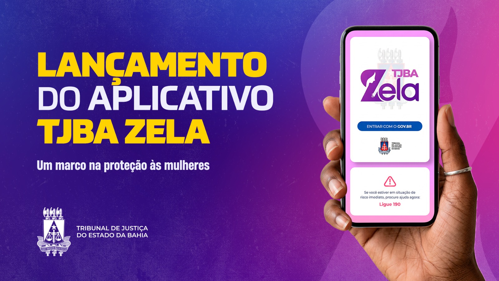 Mulheres poderão pedir medida protetiva de urgência em aplicativo na Bahia