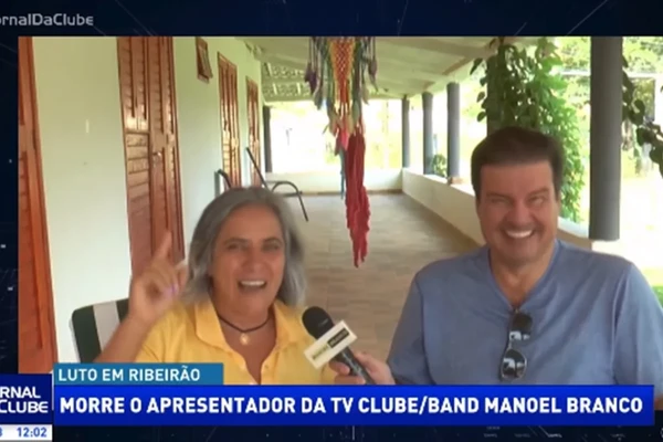 Morre de apresentador Manoel Branco por Reprodução/Redes Sociais 