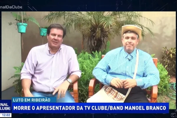 Morre de apresentador Manoel Branco por Reprodução/Redes Sociais 