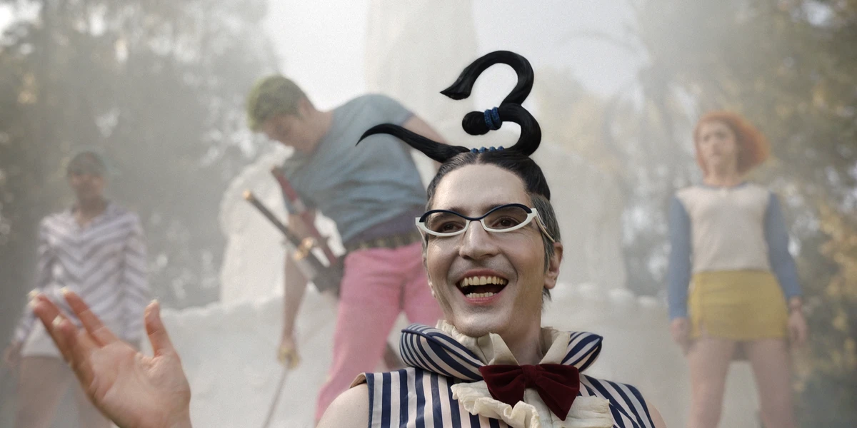 Mr. 3 (David Dastmalchian) na série de One Piece por Divulgação/Netflix