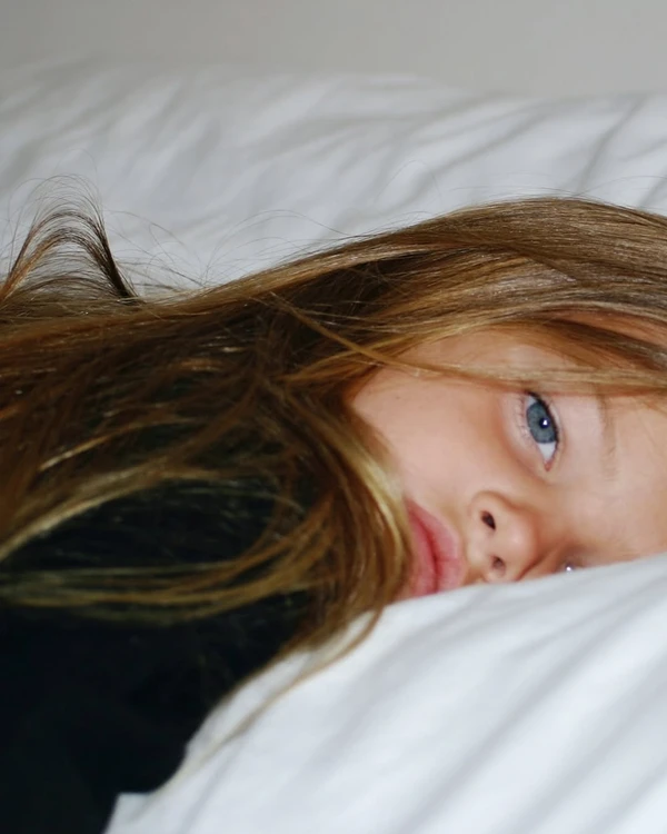 Thylane Blondeau quando era criança por Reprodução/Instagram