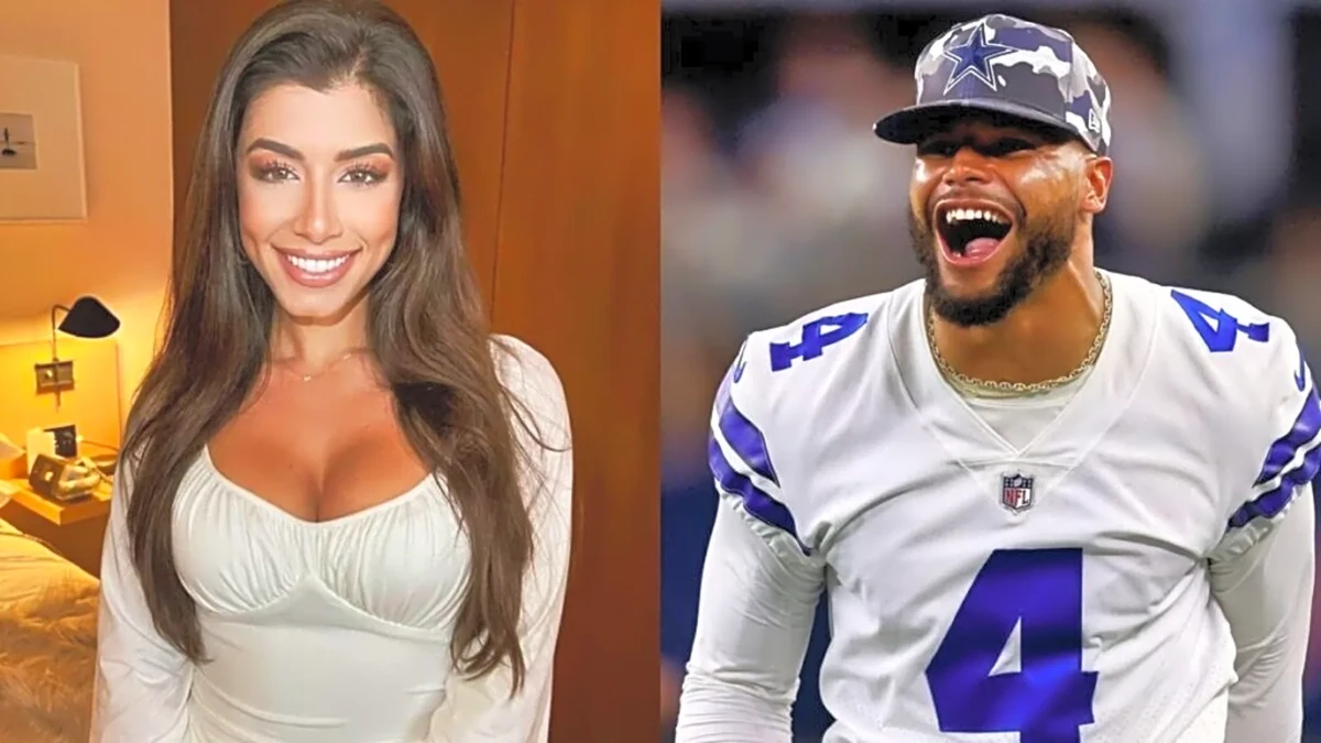 Dak Prescott e Sarah Jane Ramos