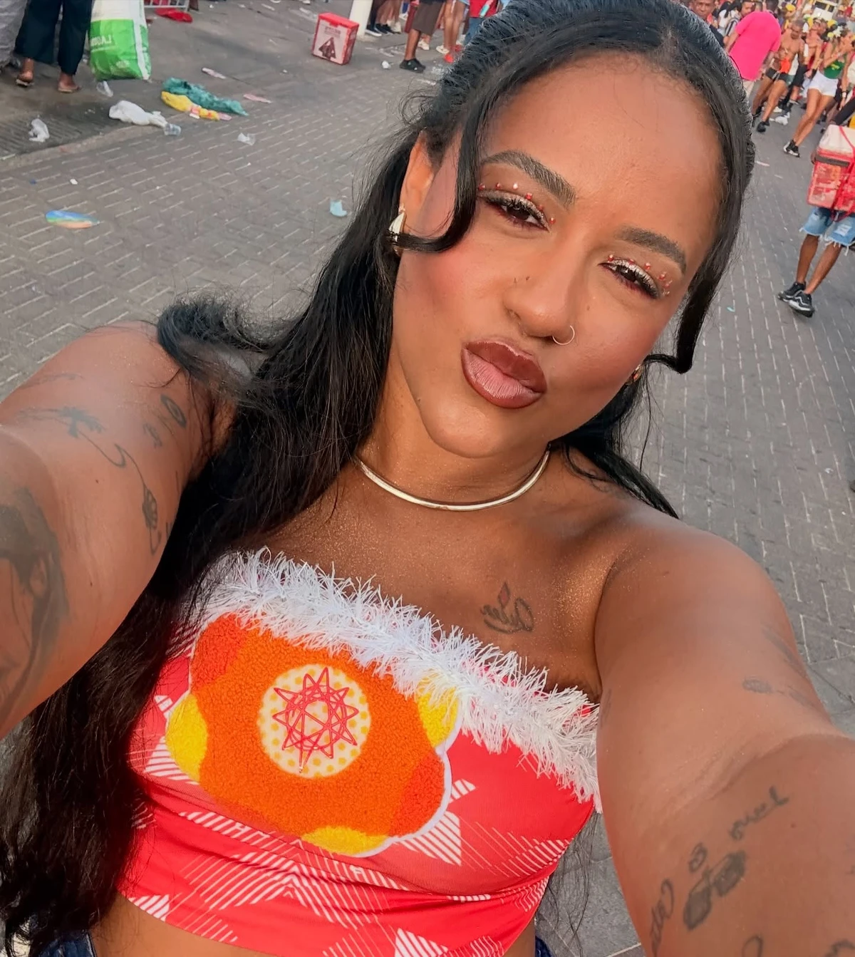 Influenciadora Naay Lins por Reprodução/Instagram