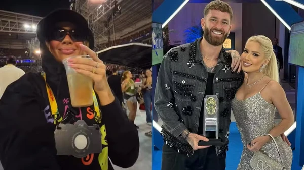 Karoline Lima confirmou bate e volta para SP e 'disfarce' para ver Bad Bunny em meio a rumores de reconciliação com Léo Pereira por Reprodução