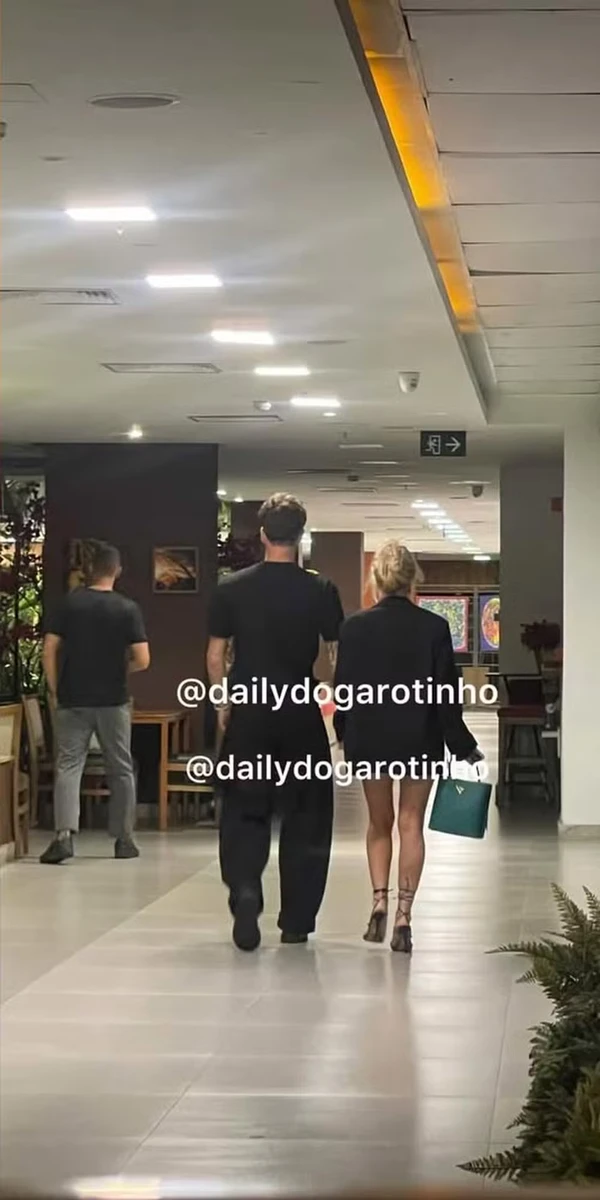 Karoline Lima e Léo Pereira foram flagrados em clima de romance e reforçaram rumores de reconciliação por Reprodução