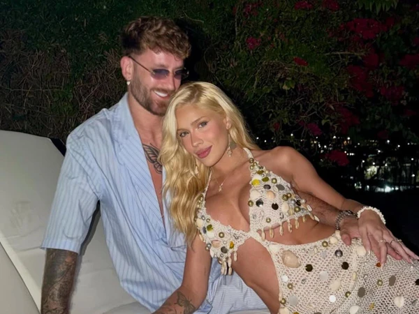 Léo Pereira e Karoline Lima por Reprodução