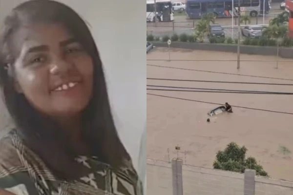 Rosânia desapareceu após ser arrastada pela enxurrada