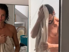 Imagem - Agatha Moreira publica fotos de toalha com Rodrigo Simas e casal movimenta as redes: ‘Quero ser marmita’
