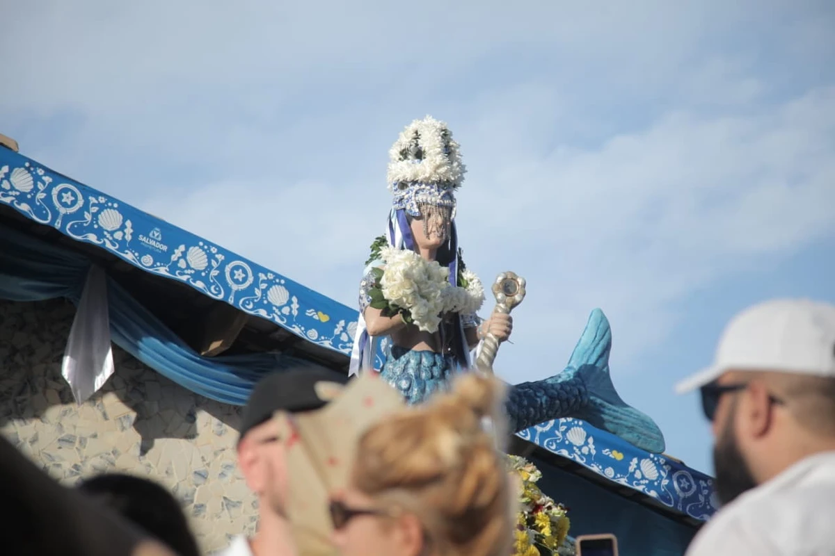 Festa de Iemanjá, no bairro do Rio Vermelho, em Salvador por Sora Maia/CORREIO