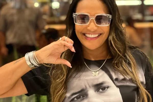 Márcia Gama dos Santos Nepomuceno, companheira de Marcinho VP e mãe do rapper Oruam por Reprodução