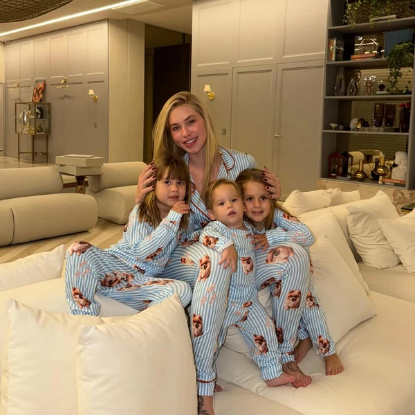 Virginia e os filhos por Reprodução/Instagram