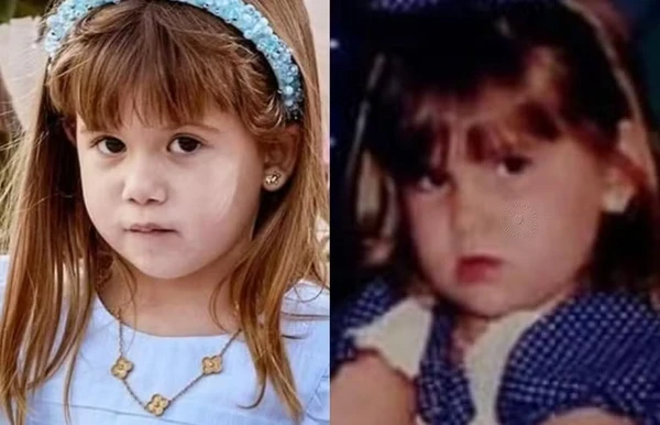 Virginia exibe fotos de quando era bebê e semelhança com Maria Alice por Reprodução/Redes Sociais