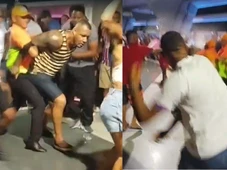 Imagem - Briga generalizada por conta de torcedor 'infiltrado' causa confusão na Fonte Nova após o Ba-Vi