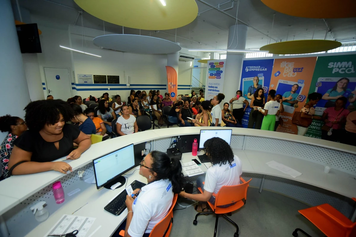 Mulheres são maioria nos postos de trabalho formais em Salvador por Jefferson Peixoto/ Secom PMS