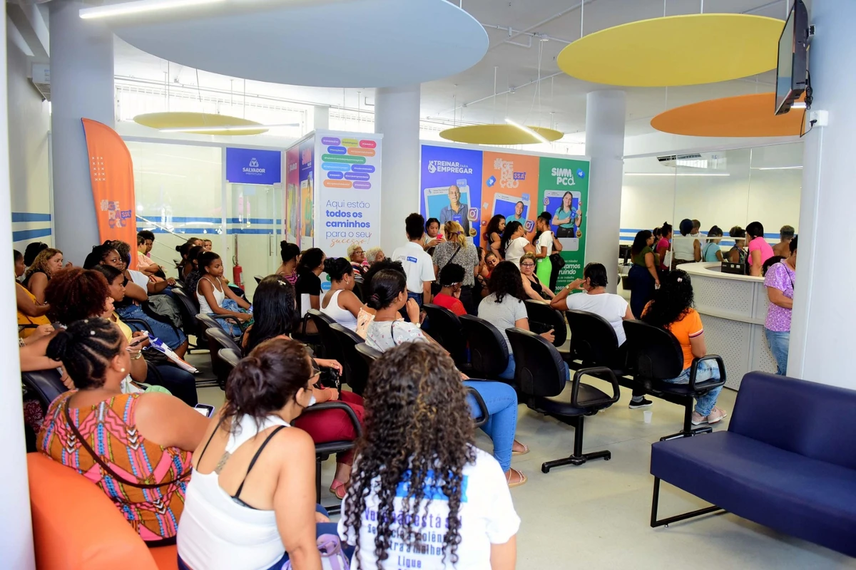 Mulheres são maioria nos postos de trabalho formais em Salvador por Jefferson Peixoto/ Secom PMS