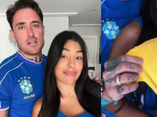 Imagem - Vencedor do Big Brother inglês se muda para o Brasil e anuncia gravidez da esposa meses após deixar a prisão