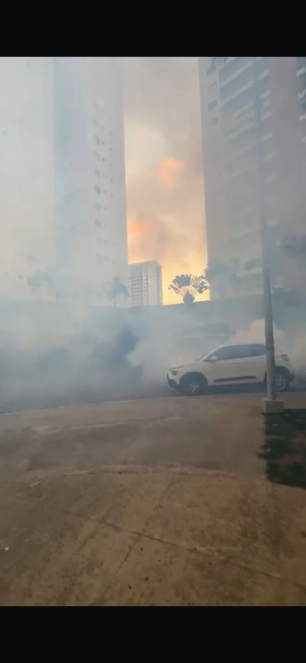 Moradores do Imbuí contrataram um fumacê para controlar as muriçocas; a empresa Best Service Controle de Pragas disse que está operando com capacidade máxima nos últimos dias por Divulgação/Best Service