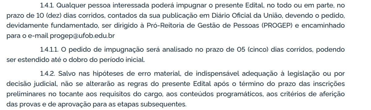 Ufob abre concurso público com vagas em cinco cidades e salários de até 14,4 mil por Edital