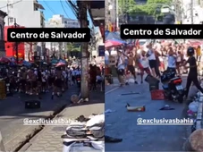 Imagem - Briga de torcidas organizadas causa terror e danifica mercadorias de ambulantes na Piedade