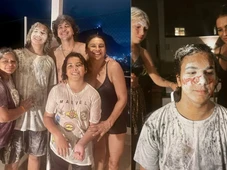 Imagem - Filho de Dira Paes é aprovado em duas universidades e recebe trote da atriz; veja fotos