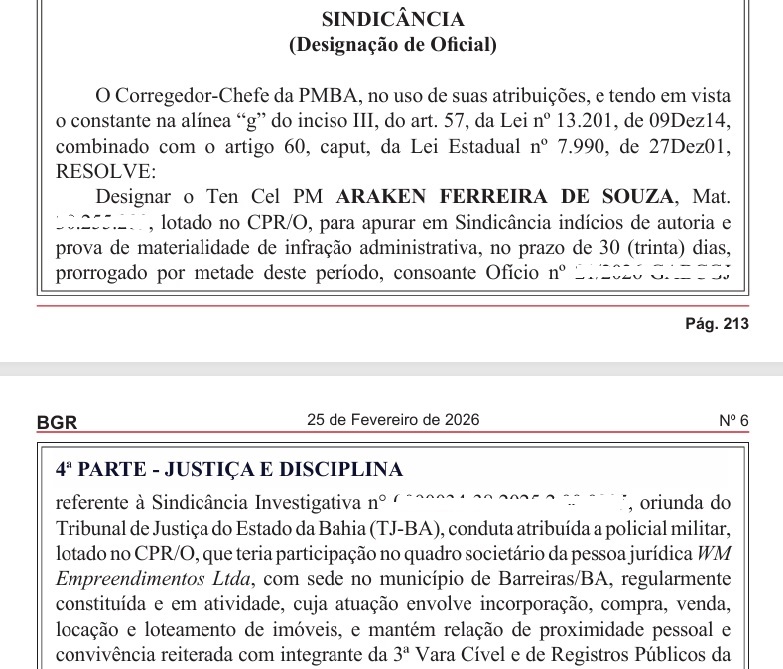 Capitão da PM é investigado por intermediação indevida em negócios imobiliários na vara da ‘Juíza Cinquentinha’ por Reprodução