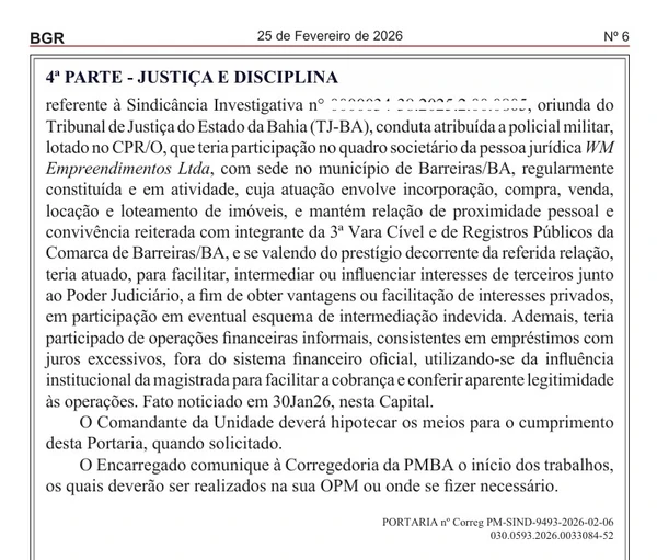Capitão da PM é investigado por intermediação indevida em negócios imobiliários na vara da ‘Juíza Cinquentinha’ por Reprodução