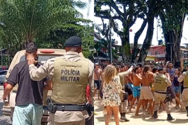 Confusão em manifestação contra israelenses em Itacaré