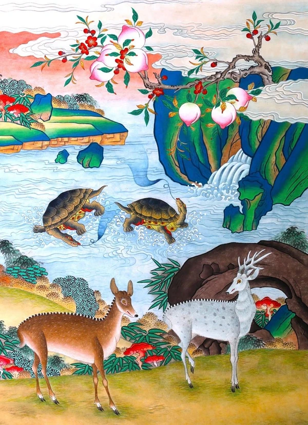 Exposição traz ao Brasil tradicional pintura folclórica coreana Minhwa por Divulgação